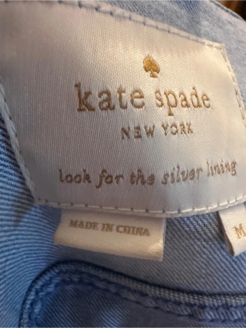 Broome Street Dip Dye Denim Jacket Medium Kate Spade
